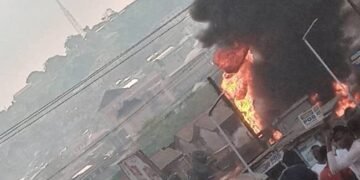 Mother, Child Burnt in Abeokuta Tanker Explosion
