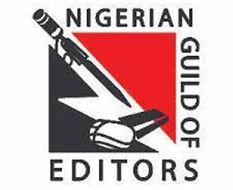 •The logo - Nigerian Guild of Editors (NGE)