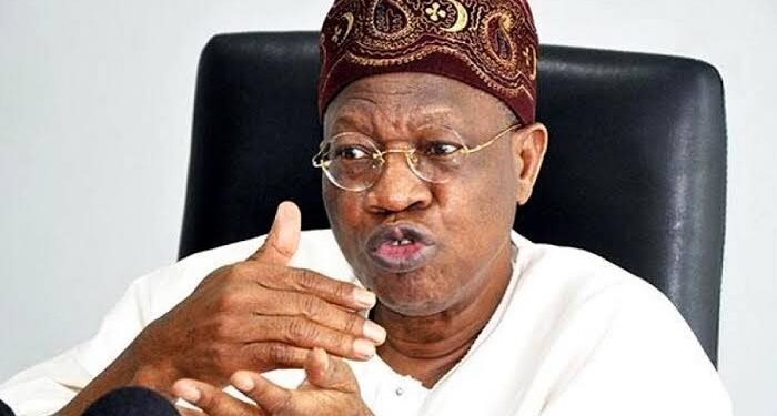 *Minister of Information, Lai Mohammed