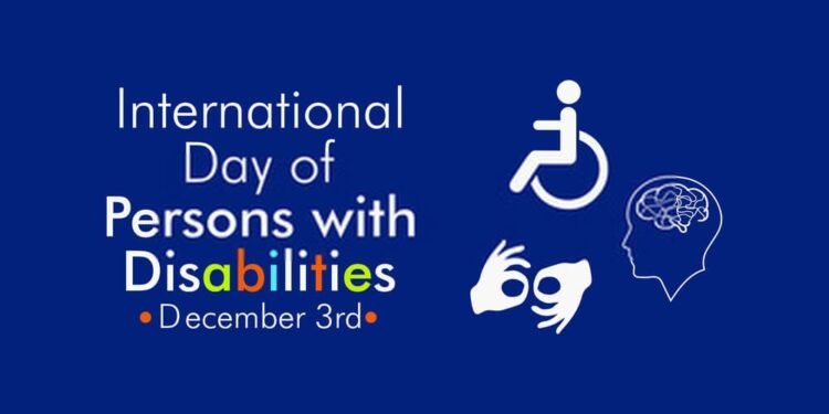 •People with disabilities day banner