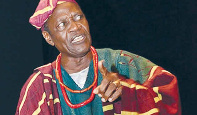 •A Nigerian Folklore Musician, Jimi Solanke.