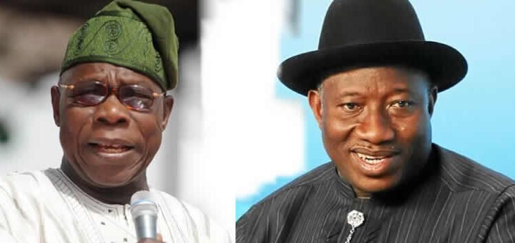 •Former Presidents Olusegun Obasanjo and Goodluck Jonathan