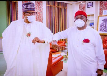 Gov Ikpeazu Meets Buhari, Vows ‘We’ll Achieve Igbo Presidency Through Negotiation’