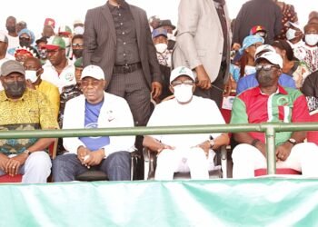 2023: Okowa, Ibori, Others Storm PDP Mega Rally