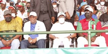 2023: Okowa, Ibori, Others Storm PDP Mega Rally
