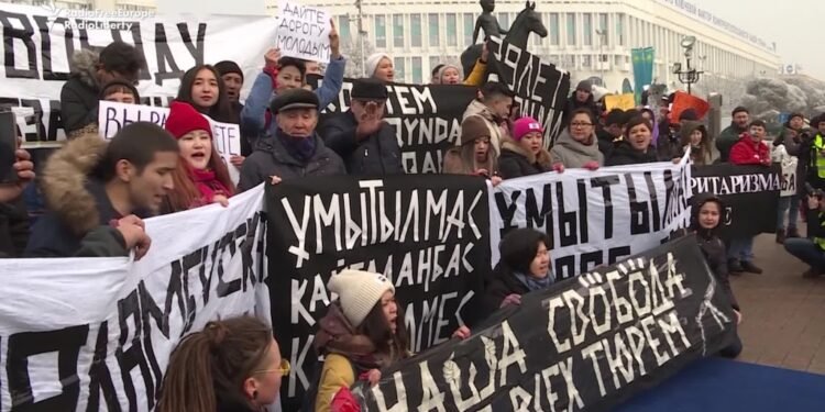 •Kazakhstan protesters...