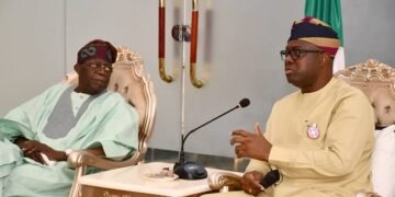 Tinubu Pays Condolence Visit to Makinde over Demise of Olubadan, Soun, Akala