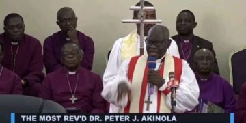 Former Primate Peter Akinola Returns to the Pulpit for Shonekan