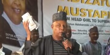 Shettima, Kadafur, Supreme Court Justices Unveil Book on Hadiza Mustapha