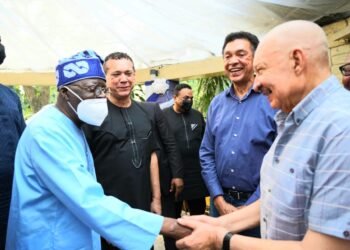 PHOTO: Tinubu Visits Murray-Bruce Family over Mother’s Death