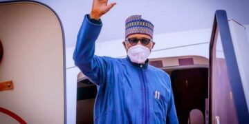 JUST IN| Buhari Departs Abuja for EU-AU Summit in Belgium