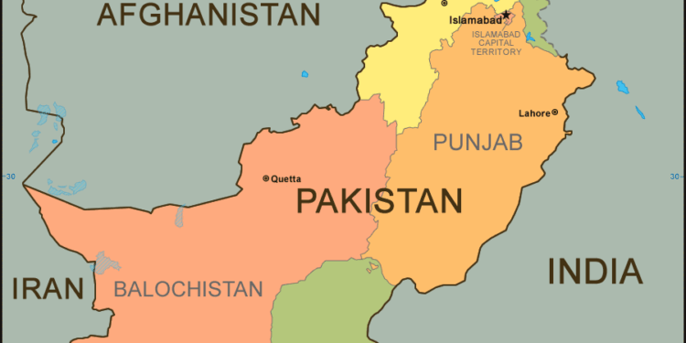 •Map of Pakistan