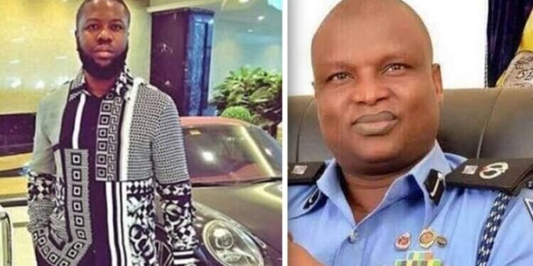 •DCP Abba Kyari (r) and Hushpuppi (l).