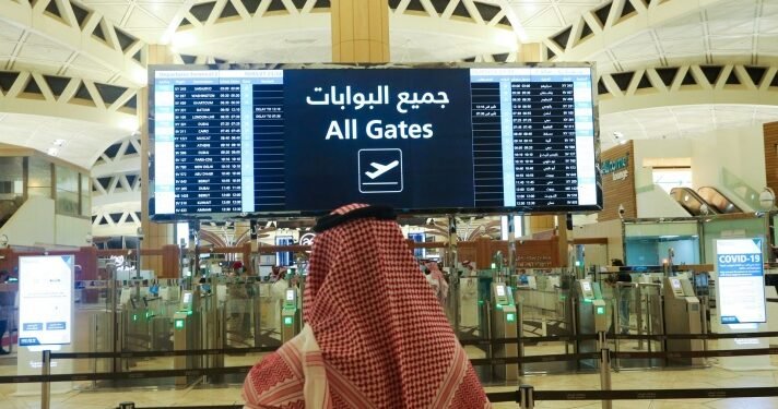 •A Saudi airport