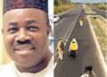 FG: East-West Road at 80% Completion