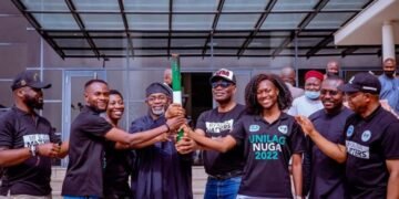 Gbajabiamila Lights 26th NUGA Torch amidst Fanfare