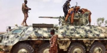 Bandits Flee as Battle-ready Troops land with Armoured Tanks, other Deadly Weapons