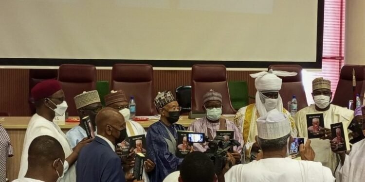 At launch of a book: "With Heart and Might: 33 Years In the Nigerian Diplomatic Service.”