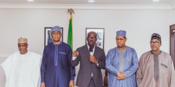2023: Obaseki Receives Tambuwal, Mohammed, Saraki, Others in Benin