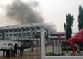 BREAKING: Fire guts CBN building in Benue