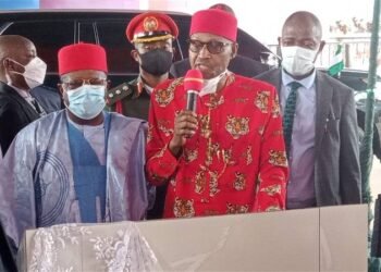 Buhari Arrives Ebonyi for Umahi Projects, Interface with South-east Leaders