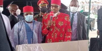 Buhari Arrives Ebonyi for Umahi Projects, Interface with South-east Leaders