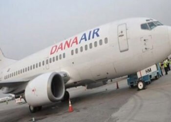 Passengers Escape Death as Dana Aircraft’s Tyre Bursts into Flame