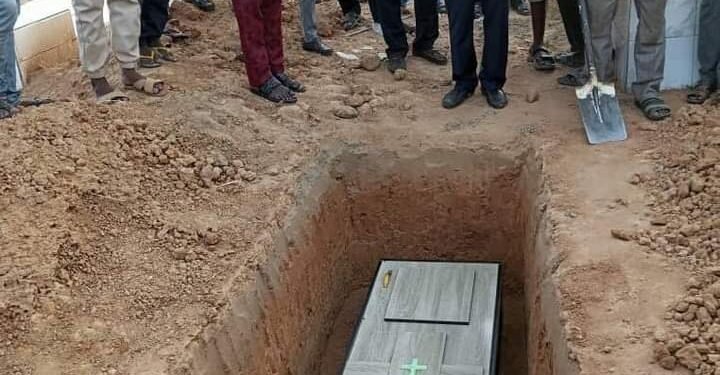 •The final resting place of the slain Deborah Yakubu