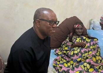 Peter Obi Visits Yar’Adua’s Mother