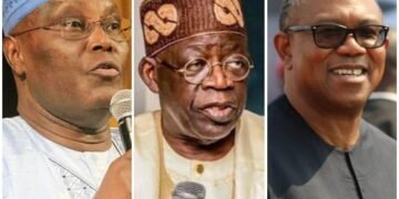 2023: Atiku, Tinubu, Obi Listed as INEC Releases Presidential Candidates
