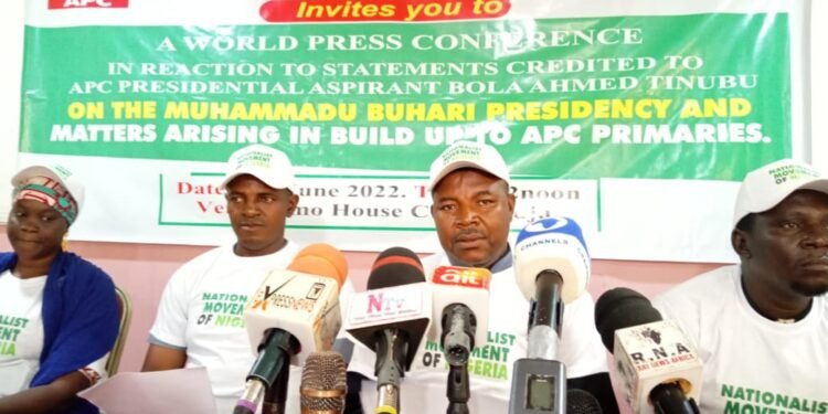 •The convener, Hon Tobias Ogbeh, addressing newsmen