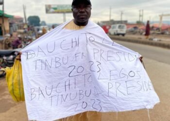 2023: 51-year-old Treks from Bauchi to Lagos for Asiwaju