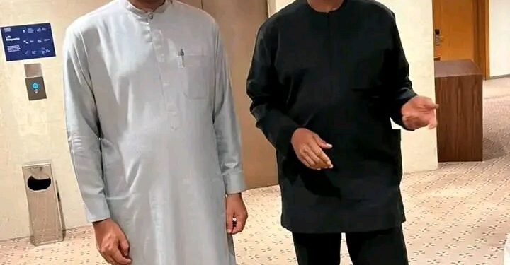 •Peter Obi (r) and Datti Baba-Ahmed (l)