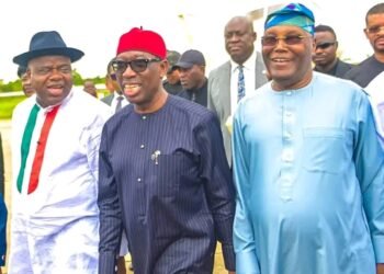 PHOTOS | Atiku, Okowa, Others Smiling to Victory…
