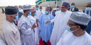 President Buhari in Daura for Eid-el-Kabir