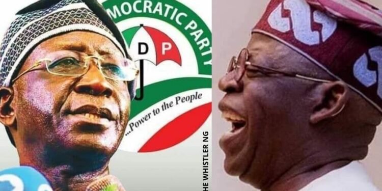 •Iyorchia Ayu (l) and Bola Tinubu (r)