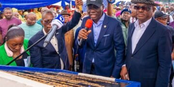 Sanwo-Olu Names Wike ‘Talk-and-do’ Gov, Inaugurates Major Project in Port Harcourt