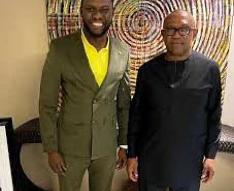 •L-R: Comrade Isaac Balami and Mr. Peter Obi