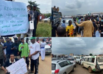 ASUU: FG Punches Students for Blocking Lagos-Ibadan Expressway 