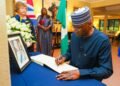 Queen Elizabeth ll: Buhari Signs Condolence Register, Consoles  Royal Family