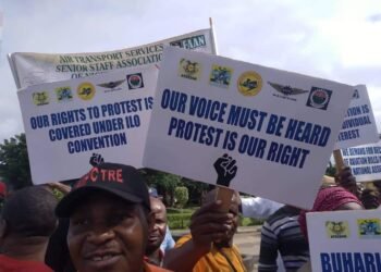 Aviation Workers March against FG in Abuja over New Bill