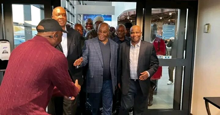 •Atiku in the U.S.