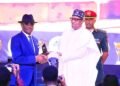 Okowa Congratulates Wike on Public Service Award