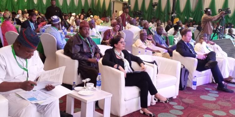 •Stakeholders at the National Conference on ‘Rethinking the Approaches to Addressing the Out-of-school Children Phenomenon in Nigeria ‘ in Abuja on Monday.