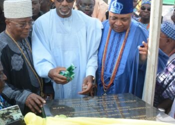 Ogun Governor, Dapo Abiodun, Inaugurates Arepo Journalists Estate Road