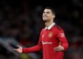 FILE PHOTO: Soccer Football - Premier League - Manchester United v West Ham United - Old Trafford, Manchester, Britain - October 30, 2022 Manchester United's Cristiano Ronaldo reacts REUTERS/Peter Powell/File Photo