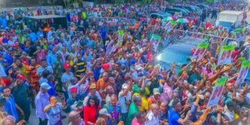2023: Okowa at Lagos Rally —  I’m confident Nigerians won’t vote APC again