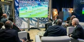 PHOTO | Biden, Buhari, Others Watch France vs Morocco World Cup March