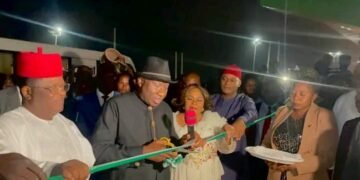 JUST IN | Former President Jonathan Inaugurates Project in Ebonyi