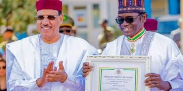 President Bazoum Decorates Buni with Niger’s National Honour Award